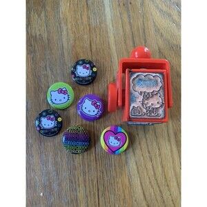 Sanrio HELLO KITTY Rotating Stamp My Melody, Twin Stars, Tiny Poem Vintage 1976